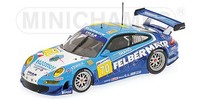 1:43 Minichamps Porsche 911 Gt3 Rsr Felbermayer 24H Le Mans 2009 400096970 Model