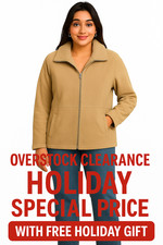 Women Genuine Suede Leather With Faux Fur Bonded Leather Jacket