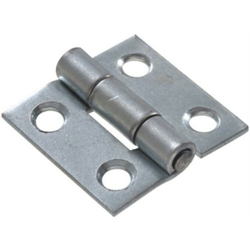 Hillman Light Narrow Door Hinge with Fixed Pin Zinc (3") 2 Pack 851724