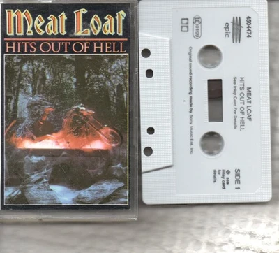MEAT LOAF - Hits Out Of Hell - Cassette Tape Album *Best Of**Greatest Hits* - Image 1 of 2