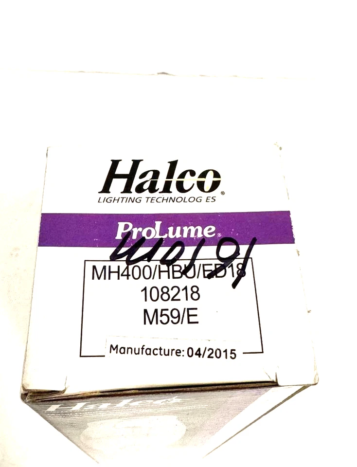 Halco Metal Halide MH400/HBU/ED18  Mogul Hard Glass Shell 400W - Image 4 of 4