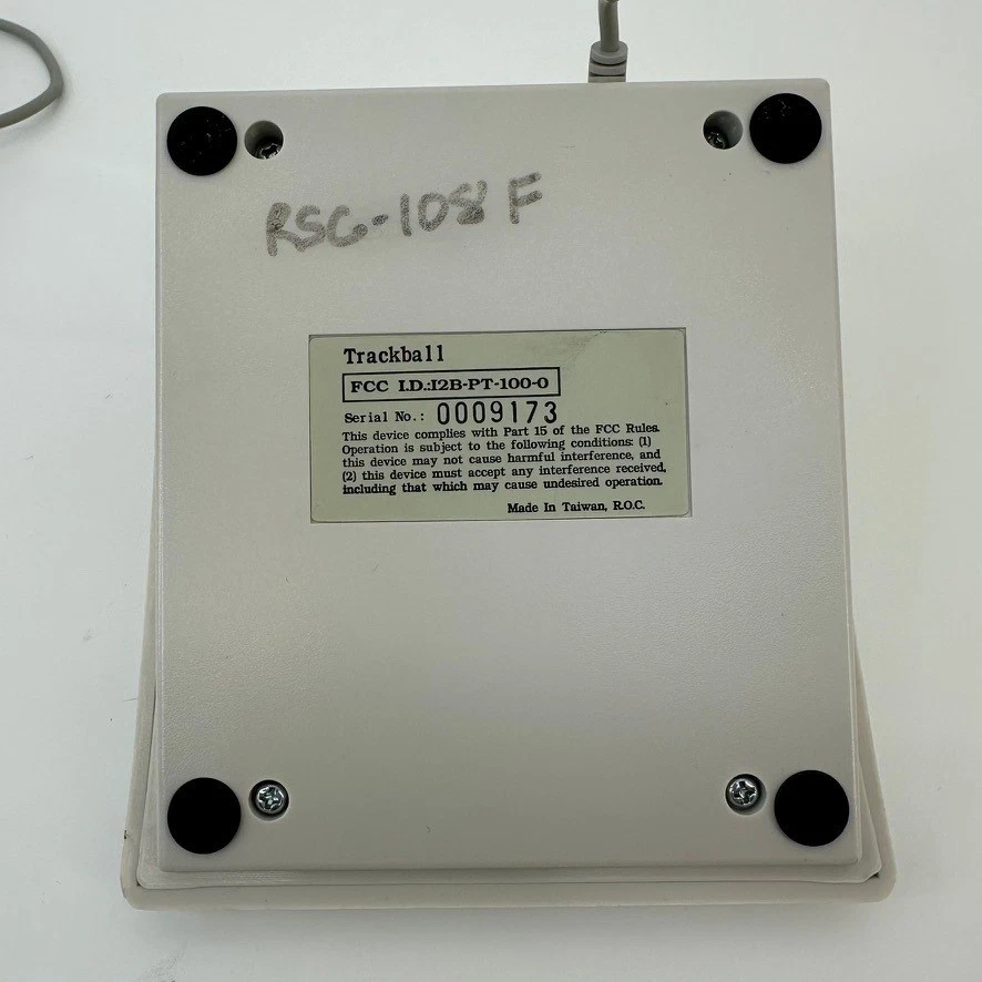 Vintage Fellowes Trackball Mouse RSG 108F Wired PS2 Computer Peripherals - Image 4 of 4