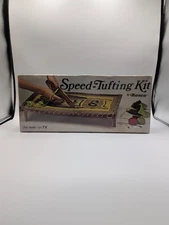 NEW VINTAGE SEALED Ronco Speed Tufting Kit #1500 with Owl RUG kit  1975