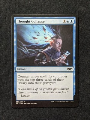 Thought Collapse Ravnica Allegiance Regular