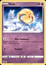 Pokemon Uxie 65/189 Astral Radiance Non-Holo 3 Card Lot