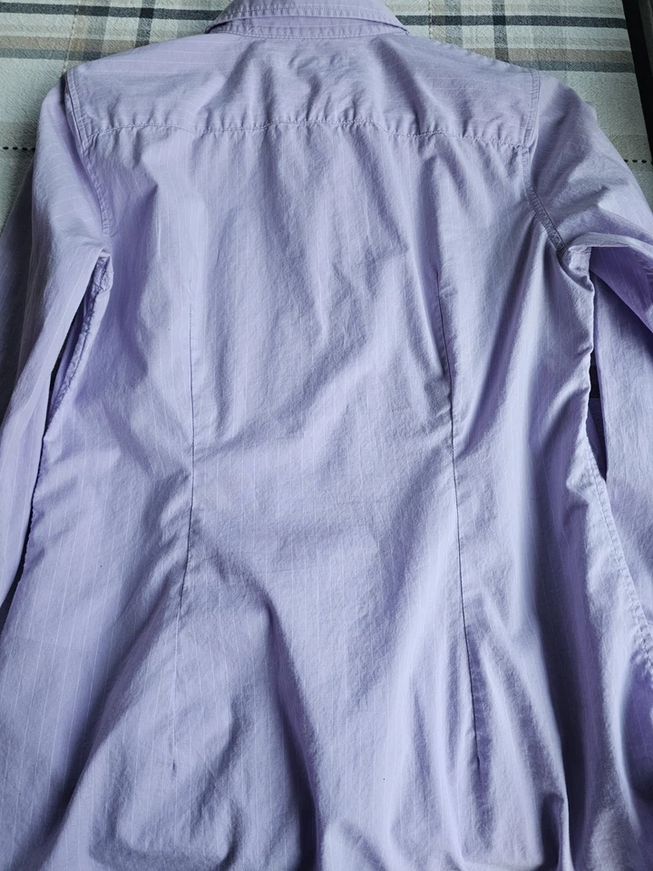 Banana Republic lavanda para mujer con botones talla 8 Petite Foto 3 de 3