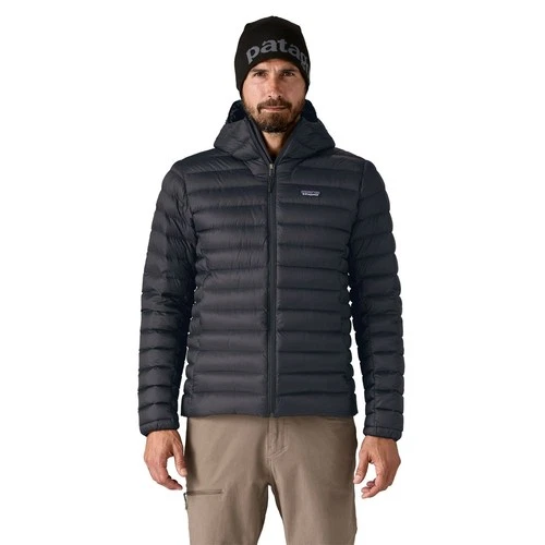 Patagonia Down Sweater Hoody - Men's,Black,sizeL image 2