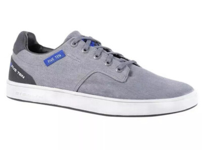 Five Ten Men s Sleuth 5221 Flat Pedal Gray Blue Canvas Shoes Size 8