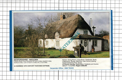 Maulden Bedfordshire Hausverkauf Anzeige - 1991 Zuschnitt