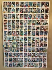 1984 Topps Baseball Card VINTAGE Uncut Sheet (132 Cards) 28" x 43" w/ Cal Ripken