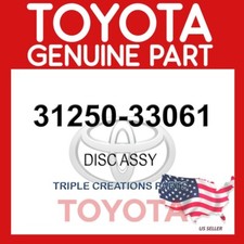 Genuine Toyota 31250-33061 Disc Assyclutch 3125033061 OEM