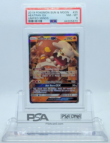 Heatran-GX graded PSA 8 for sale on eBay