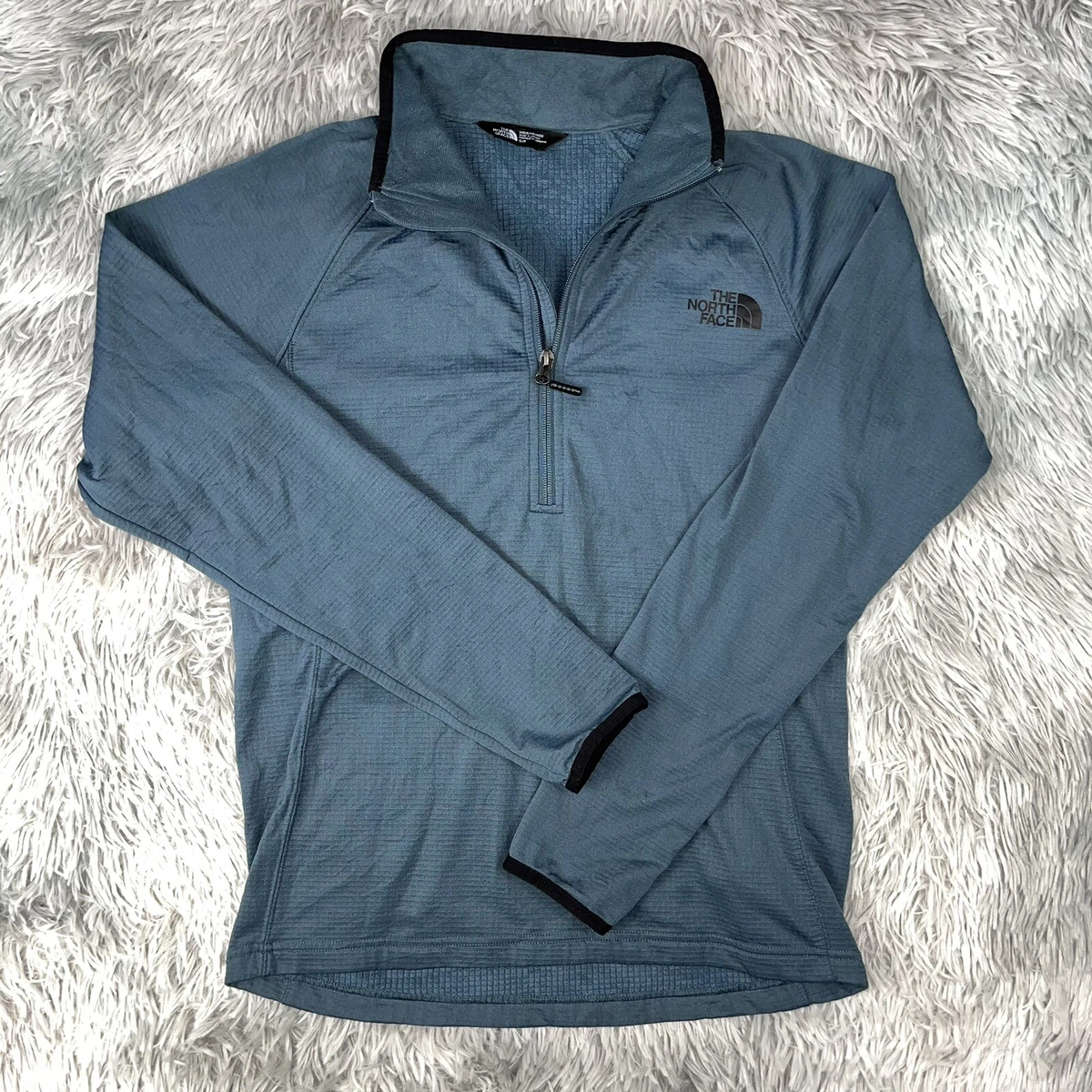 THE NORTH FACE BOROD Urban Navy Blue 1 4 Zip Pullover Nf0a2ve2 Light Sweater S