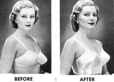 FRENCH 1940s PIN-UP BUSTIER LONGLINE BRA WHITE SILK SATIN MADE IN FRANCE NEW 38