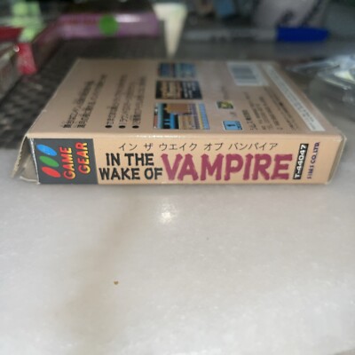 IN THE WAKE OF VAMPIRE Game Gear Sega 2229 gg for sale online | eBay