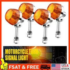 4X Turn Signal Light 8mm 12V For Honda CT70 CT90 XL100 CB350 CM400 CB450 CB750 A