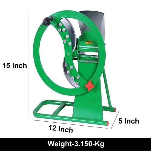 Kalsi Saag Cutter Chaff Cutter Green Iron Vegetable Cutter Export Quality Heavy - Picture 3 of 3