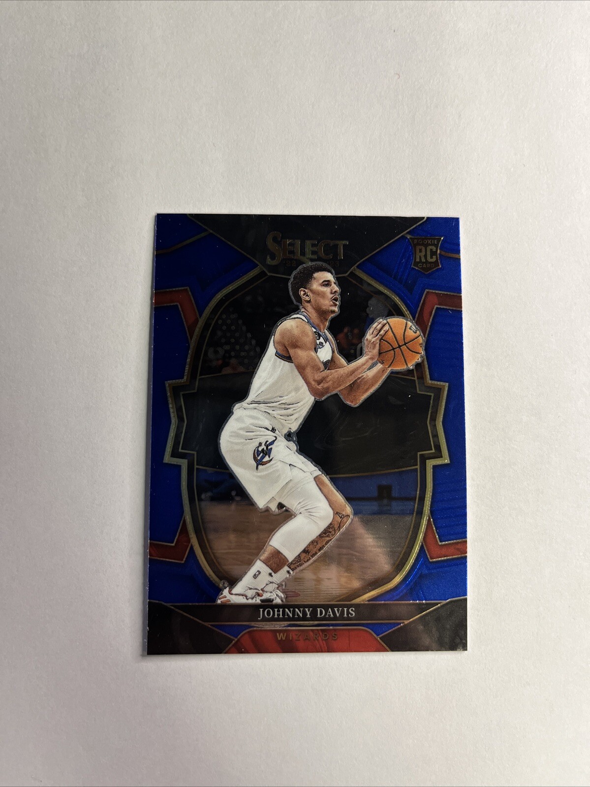 2022-23 Panini Select - Concourse Blue Prizm #100 Johnny Davis (RC) b