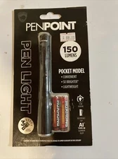 150 Lumen Penlight Guard Dog Security Tactical Flashlight Black Penpoint Pen
