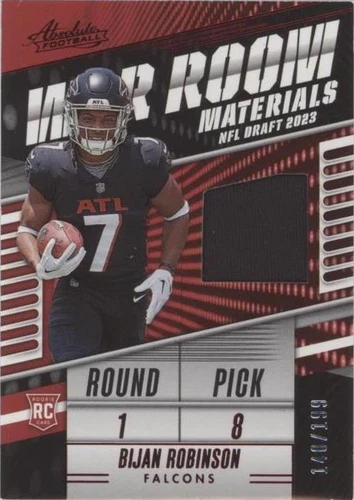 2023 Panini Absolute Bijan Robinson #WR-BR