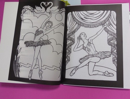 New Classic Ballet Dictionary Coloring Book Assortment Paper dolls 4 large books - Picture 3 of 8