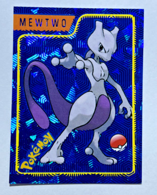 2024 POKEMON Last Evolution Sticker #E12 MEWTWO Blue Holo Limited Edition Foil
