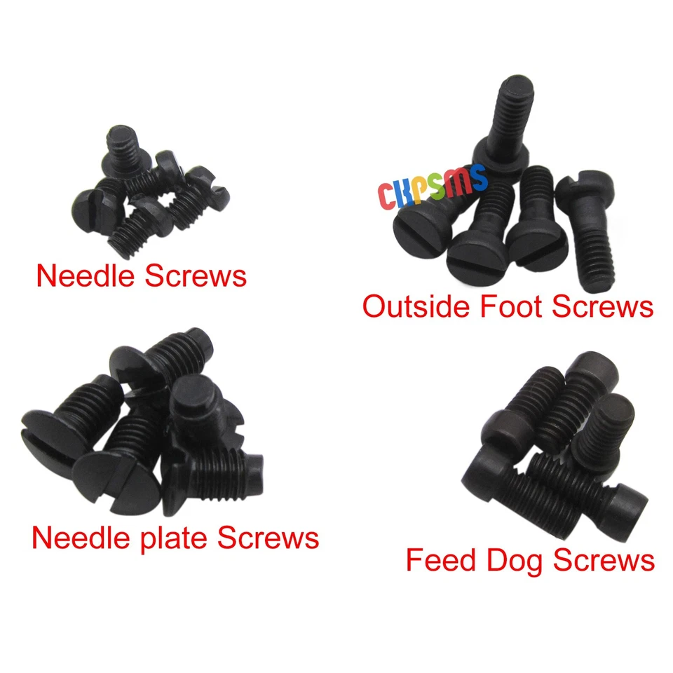 Tornillo de aguja y placa y alimentación para perro y pie PARA Juki LU-563,LU-1508 Consew 225,226 Foto 2 de 3