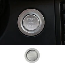Silver Alloy For Land Rover Discovery Ignition Switch Ring 2017-23 Start Button
