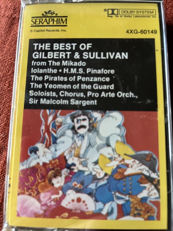 Best of Gilbert & Sullivan (Cassette, New Sealed Pro Arte Orch/Malcolm Sargent