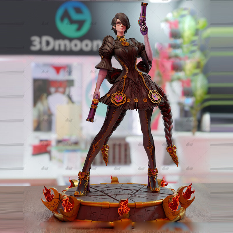 3D print figure Model BAYONETTA 1/8 1/6 1/4 Kit Unpainted