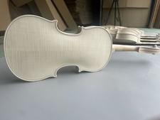 Unfinished Violin 4/4 European wood Flame Maple back Spruce top for DIY handmade