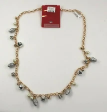Holiday Lane Silver Jingle Bell 36" Long Necklace
