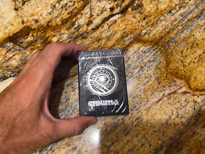Enigma Black V1  USPCC Ellusionist Playing Cards Cardistry Magic Deck
