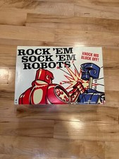 Vtg Rockem Sockem Robots Game Classic Boxing Game Mattel 2019