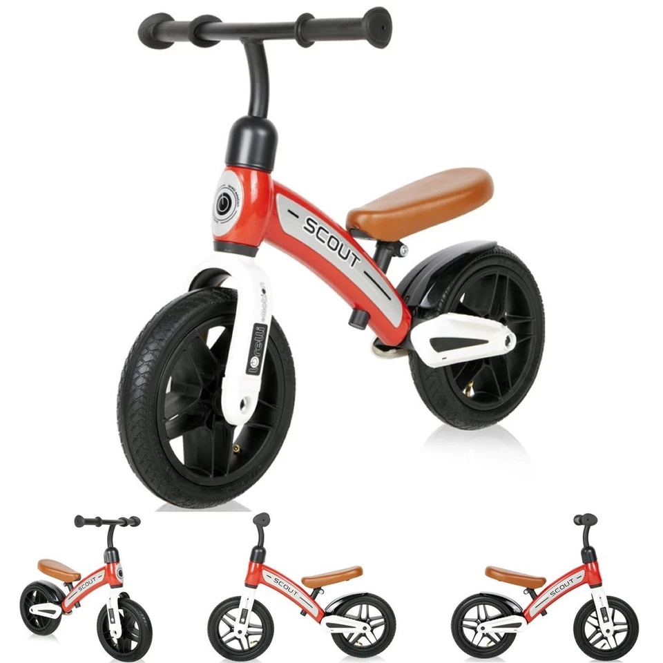 Lorelli Laufrad Scout 10 Zoll Lufträder verstellbarer Lenker, Anti-Rutsch-Griffe