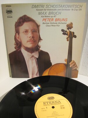 Peter Bruns Shostakovich Cello Concerto Eterna DIGITAL LP 728042 ,vg+