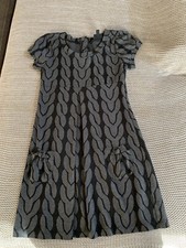 Enfocus petite size 10 midi gray & black dress