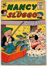 Cover of Nancy and Sluggo #136