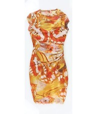 GUESS Womens Aida Bodycon Dress, Multicoloured, X-Small