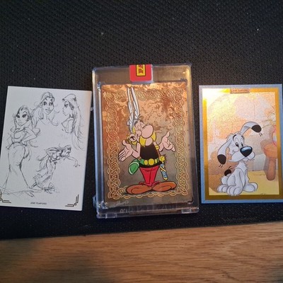 PANINI ASTERIX SINE TEMPORE METALFORGE CUPRUM CARD ASTERIX