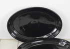 Fiestaware   (BLACK)  Large  Serving Platter 13 inches Retired U.S.A.