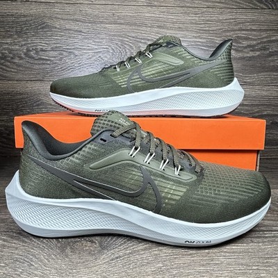 Nike Mens Air Zoom Pegasus 39 Green Athletic Running Shoes Sneakers Trainers New