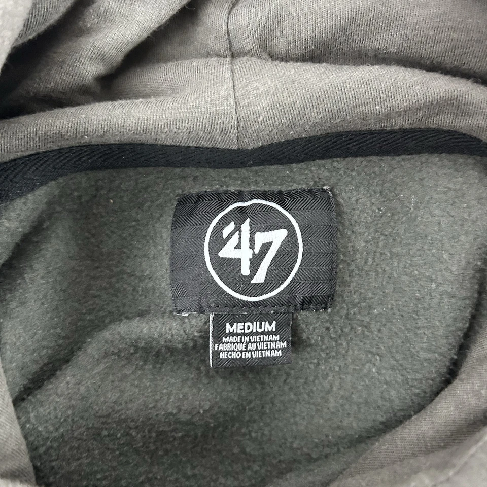 Sudadera con Capucha San Antonio Spurs '47 Para Hombre Gris Medio Pullover Manga Larga Colorido Logo Foto 3 de 4