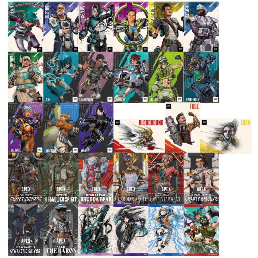 Apex Legends Wafers 2 [Complete Set of 30] Bandai Japan Anime 811Y