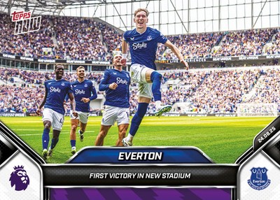 2025-26 Premier League Topps NOW #10 James Garner Everton FC PRESALE