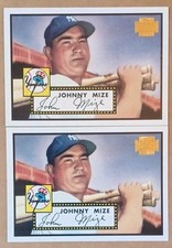 2001 TOPPS ARCHIVES #197 NEW YORK YANKEES JOHNNY MIZE HOF 1952 [2] MINT 03866
