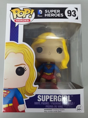 Funko POP! Heroes DC Comics DC Super Heroes Supergirl #93 BOX HAS WEAR