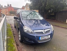 Vauxhall Zafira 7 Seater 1.6 Petrol Manual 2012