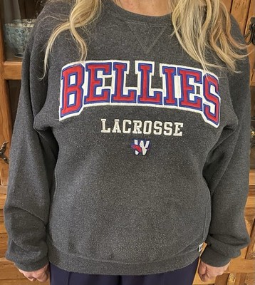 NEW WESTMINSTER SALMON BELLIES LACROSSE CREWNECK SWEATSHIRT 21  W By 22.75 L