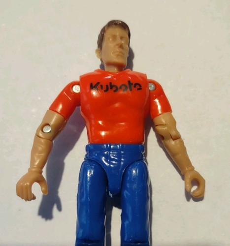 Vtg New-Ray Kubota Action Figure 1990s Articulated Toy Collectible 3.5 Inch - 第 2/5 張圖片